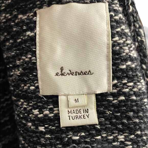 Anthropologie Elevenses Minka Jacket Black Motif - Picture 9 of 11